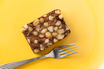 cashew nut brownie.