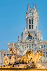 Papier Peint photo Madrid Cibeles Fountain at Madrid, Spain