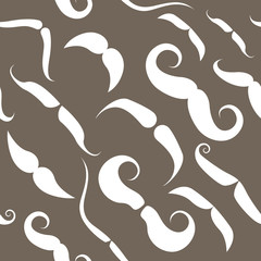 Mustache Seamless Pattern