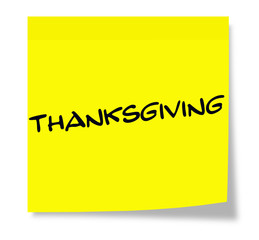 Thanksgiving Sticky Note