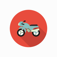 motorcycle icon illustration