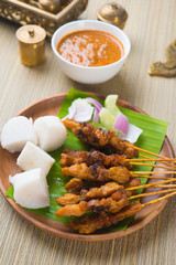 chicken satay popular asian dish