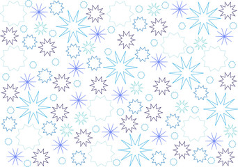 color vector christmas flakes background