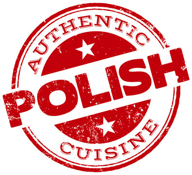 polish cuisine stamp