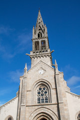 Fototapeta na wymiar Eglise Saint Alour à Plobannalec, Finistère, Bretagne