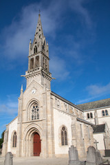 Fototapeta na wymiar Eglise Saint Alour à Plobannalec, Finistère, Bretagne