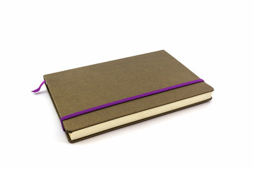 Brown Diary Book .