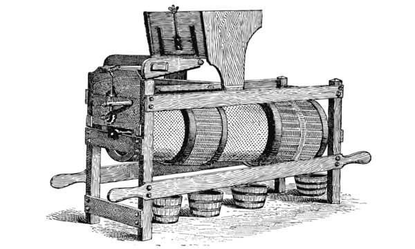 Trieur Ancien &agrave; Manivelle