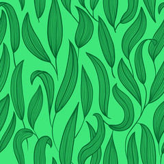 Leaves seamless