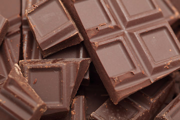 Close-up of chocolate heap