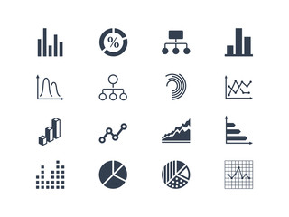 Diagram and infographic icons