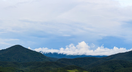 Obraz na płótnie Canvas Sky and mountain