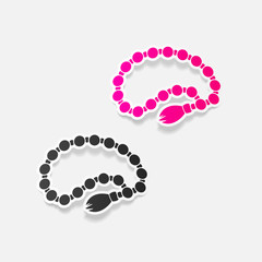 realistic design element: rosary