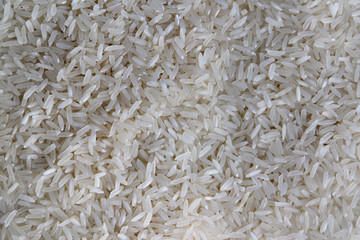 White long grain rice background