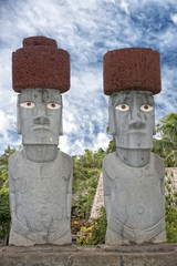 easter island moai
