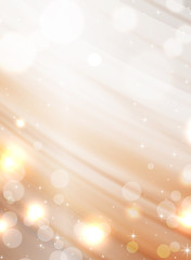Beautiful Gold Christmas bokeh light background vector
