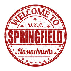 Welcome to Springfield stamp