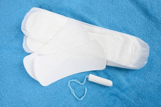 Tampon oder Binde