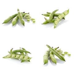 Set of green beans