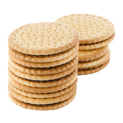Sandwich biscuits with chocolate filling