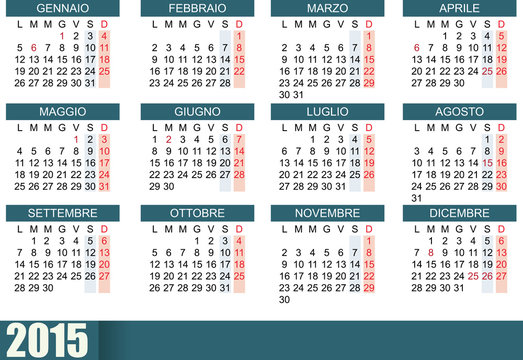 calendario 2015