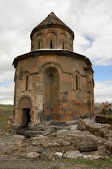 Fototapeta na wymiar Polatoglu Church. The ruins of Ani.