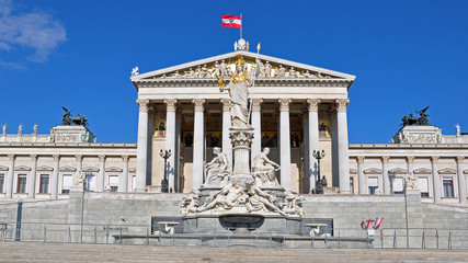 Naklejka premium parlament w wiedniu