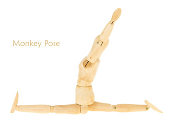 yoga monkey pose