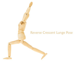 reverse crescent lunge pose