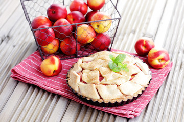 nectarine tart
