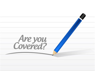 are you covered message illustration