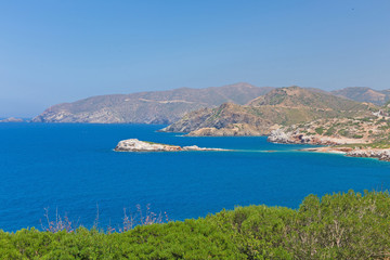 Fototapeta na wymiar colorful landscape of the Mediterranean