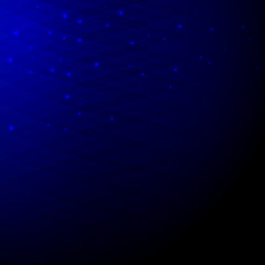 Abstract blue starry night background