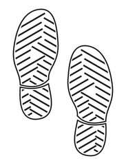 Imprint soles shoes