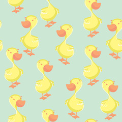 Duck seamless pattern