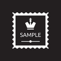 Vintage label badge