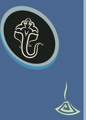 Ganesha The Lord Of WisdomAbstract, Art, Aum, Background, Callig