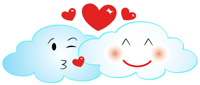 clouds in love