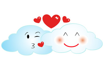 clouds in love