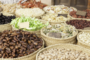 Nuts in a market
