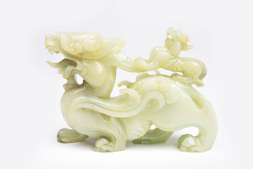 Jade Kylin - Chinese Unicorn, Clipping Path Included