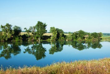 Morning on a Lake, summer