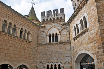 il villaggio di Rocamadour l'Abbazia di Notre Dame - Francia