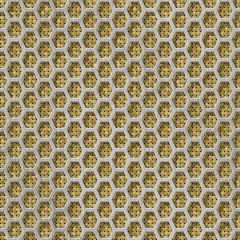 Wire mesh fabric seamless generated hires texture