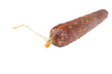 Big summer sausage with rope