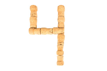 number four of wine corks