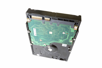 storage device Hard disk drive closeup