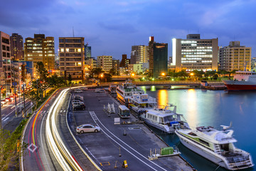 Fototapeta na wymiar Naha, Okinawa, Japan Cityscape