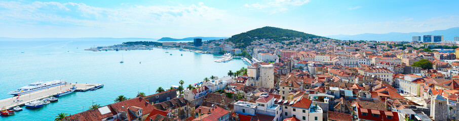 Fototapeta na wymiar Split panorama