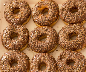 Chocolate doughnuts